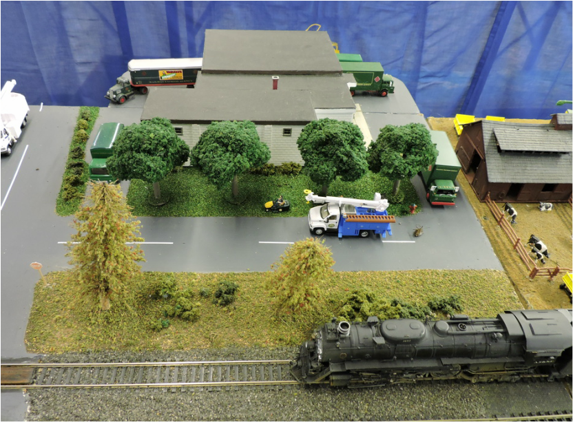 Model of the Railroad Express Building